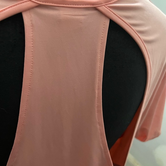 Ivy Storehouse Pink Short Sleeve Cutout Back Top - Picture 5 of 8